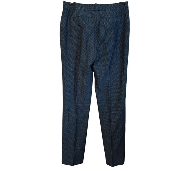 Carlisle Womens Blue Houndstooth Pattern Slim Fit Trousers Size 8 women pants - Picture 11 of 12